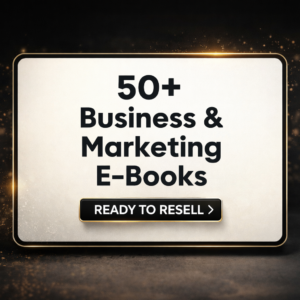 50+ Business & Marketing eBooks Mega Bundle – Ready to Resell with MRR Rights