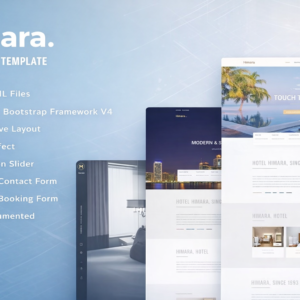 Himara – Modern Hotel Booking Template (Instant Download)