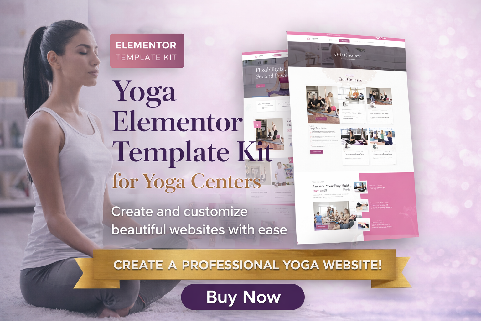 Joga – Meditation & Yoga Elementor Template Kit | Instant Download