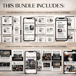 Ultimate 1100+ Fitness & Gym Bundle | PLR & MRR Ready to Resell