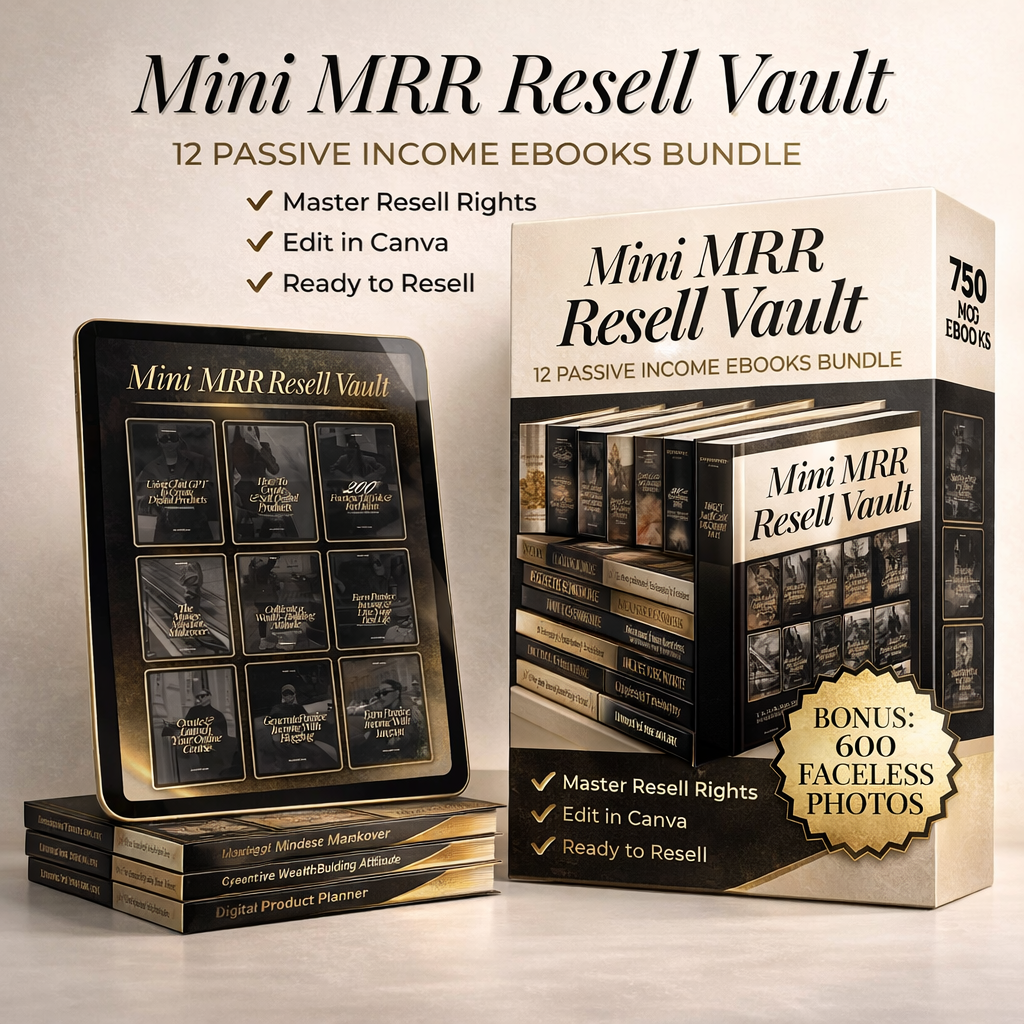 Ultimate Passive Income eBook Collection – MRR License | Rebrand, Resell & Earn