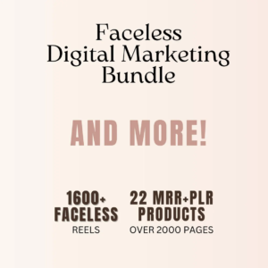 22 DFY Faceless Digital Marketing Products | Master Resell Rights (MRR) | Ready to Profit