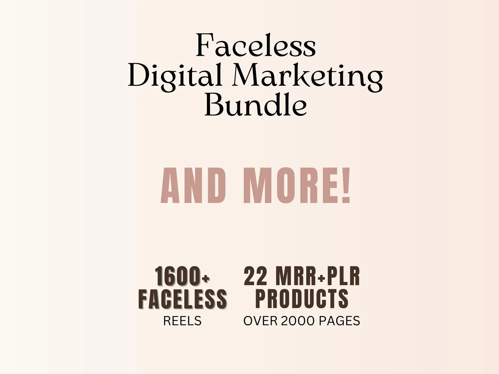 22 DFY Faceless Digital Marketing Products | Master Resell Rights (MRR) | Ready to Profit - Image 2