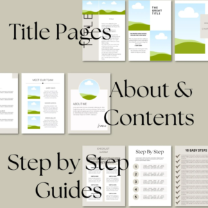 All-in-One Canva eBook Template – 250 Pages for Courses, Workbooks & Digital Products