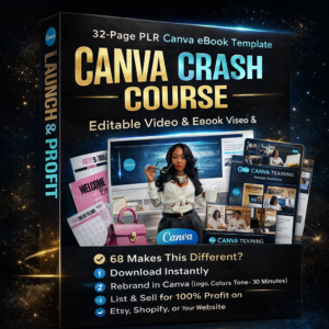 Canva Crash Course PLR – Editable Video & eBook Training System